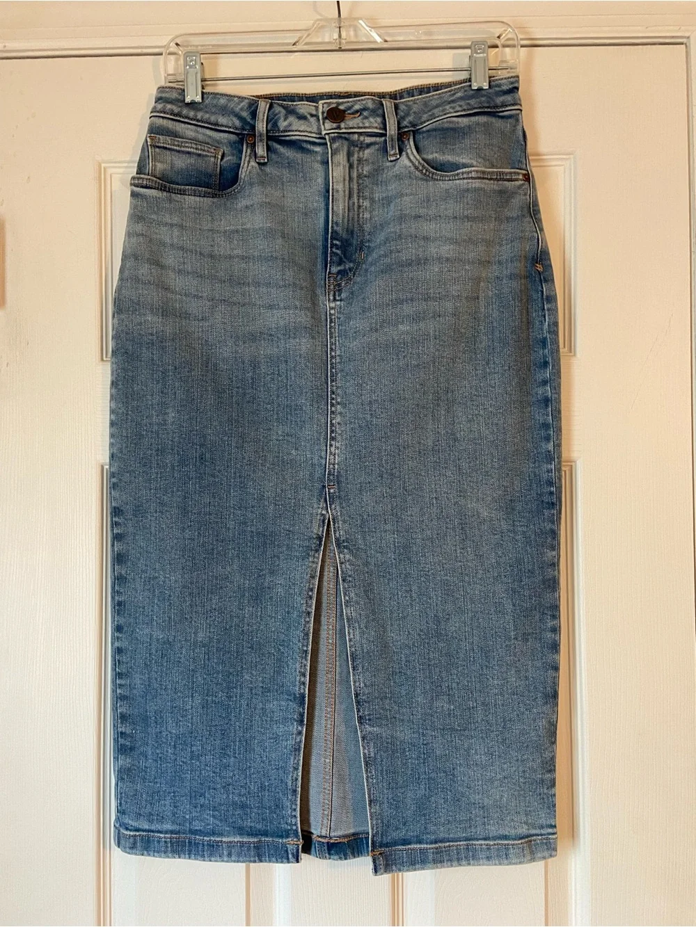 Venus Women's Denim/Jean Skirt with Front Slit
